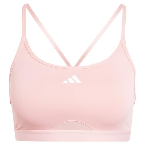adidas AeroReact damski biustonosz treningowy 3 paski, XS