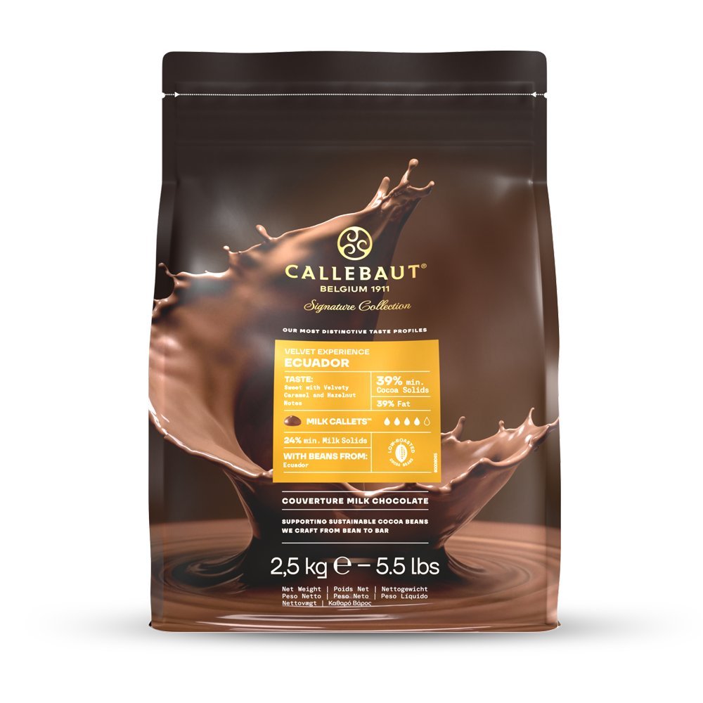 Callebaut czekolada mleczna Ecuador 39% 2,5kg
