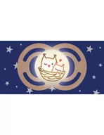 Smoczki uspokajające - MAM Smoczek uspokajający 6m+ Perfect Nigt Girl - miniaturka - grafika 1