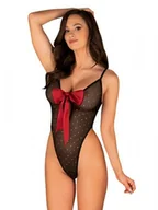 Body - Obsessive Body Tienesy czarno-czerwone - miniaturka - grafika 1