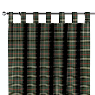 Dekoria Zasłona na szelkach 1 szt. zielono czerwona kratka 1szt 130 × 260 cm Bristol 310-142-69 - Zasłony - miniaturka - grafika 1