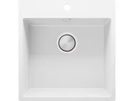 Zlewozmywaki - Primagran.pl Zlewozmywak kuchenny granitowy jednokomorowy bez ociekacza z dużą komorą XL Ryga 50 MY5KW-A0#N - miniaturka - grafika 1