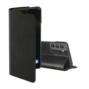Hama Etui na telefon komórkowy Samsung Galaxy S22+ "Guard Pro" (etui ochronne z przegródką na karty, składane etui do Samsung S22 + z zapięciem magnetycznym i funkcją stojaka), czarne - Etui i futerały do telefonów - miniaturka - grafika 1