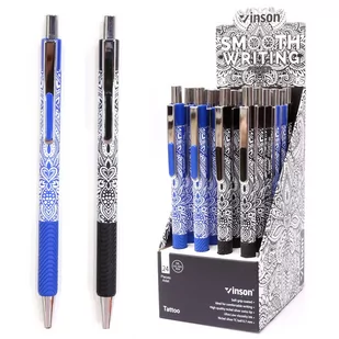 Długopis automatyczny Vinson Mandala 0,7mm 24 szt DISPLAY - Długopisy - miniaturka - grafika 1
