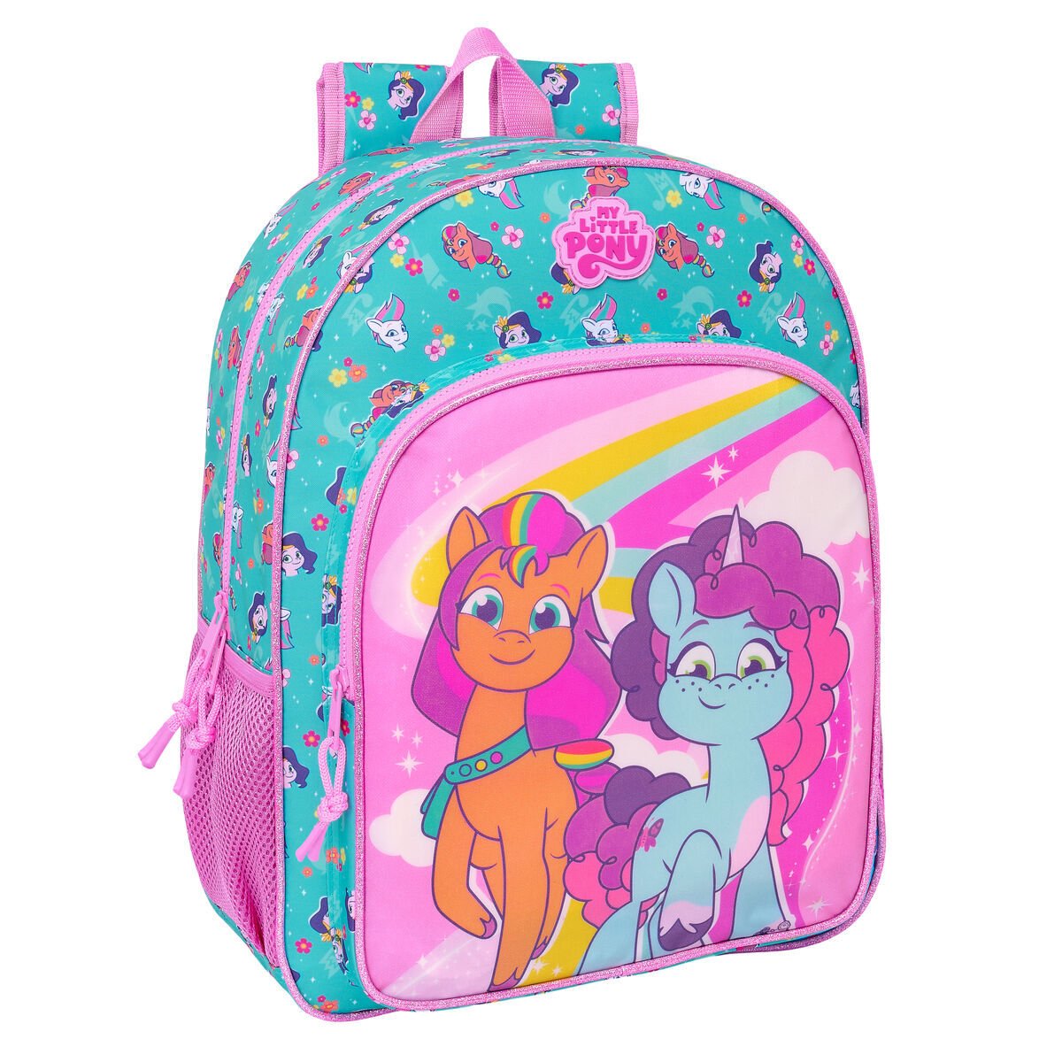 Plecak szkolny My Little Pony Magic Pink turkusowy 33 x 42 x 14 cm