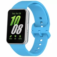 Akcesoria do smartwatchy - Pasek Bizon Strap Watch Silicone do Galaxy Fit 3, błękitny - miniaturka - grafika 1
