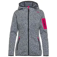 Kurtki damskie - CMP, Damska kurtka Fix Hood, Woman, Titanio-Bianco-Fucsia, 38 - miniaturka - grafika 1