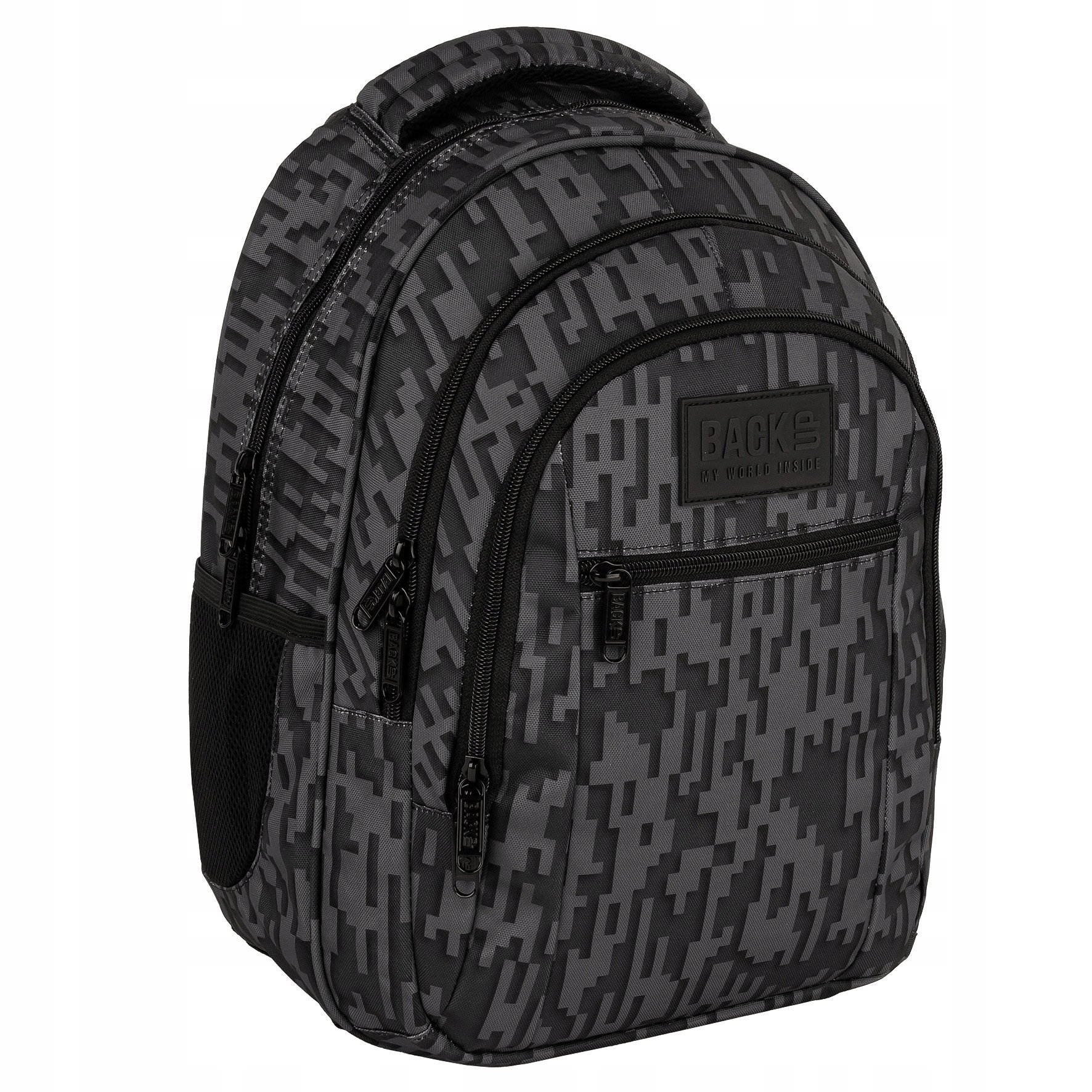 Plecak Trzykomorowy Grey Szary Backup O58 Derform