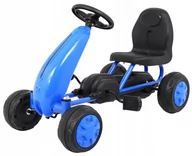 Jeździki dla dzieci - Gokart na Pedały dla Najmłodszych Pełna Obudowa Niebieski Jakość - miniaturka - grafika 1
