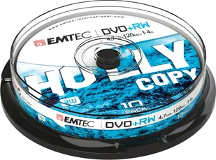 Emtec ECOVPRW47104CB płyta DVD 4,7 GB DVD+RW 10 szt. - Nośniki danych - miniaturka - grafika 1