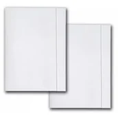 Teczki i skoroszyty - KRESKA Teczka z gumką biała KRESKA A3 TC10KRS - miniaturka - grafika 1