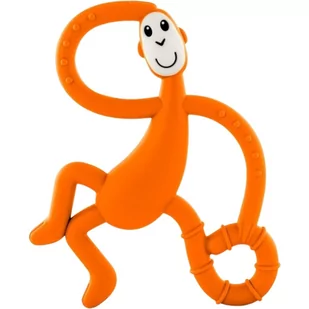 M.Monkey Gryzak dla dzieci tańcząca małpka z szczoteczką pomarańczowa - Gryzaki dla dzieci - miniaturka - grafika 1