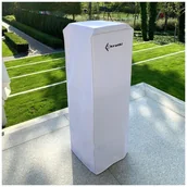 Akcesoria kominkowe - Pokrowiec Na Ogrzewacz Patio Biały (Logo Czarne) - miniaturka - grafika 1