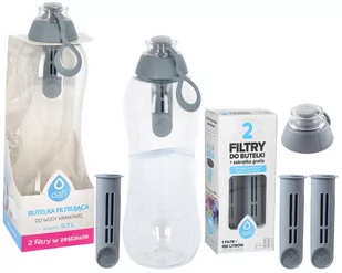Butelka Filtrująca Dafi Soft 0,7L + 4 Filtry Stalowa - Butelki filtrujące - miniaturka - grafika 1