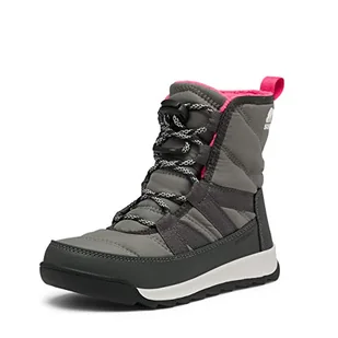 Sorel Whitney 2 Short Lace waterproof kozaki zimowe Uniseks - dzieci, szary kwarc., 37 EU - Kozaki damskie - miniaturka - grafika 1