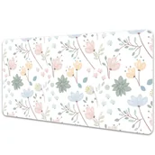 Podkładki na biurko - Ochronna mata na biurko Kwiaty wiosenne 90x45 cm - miniaturka - grafika 1