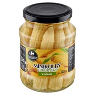 Warzywa w marynacie - Carrefour Sensation Minikolby kukurydzy w zalewie 340 g - miniaturka - grafika 1