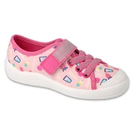 Buty dla dziewczynek - Befado obuwie dziecięce 351X026 różowe - miniaturka - grafika 1