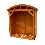 Altany ogrodowe - Drewutnia/wiata na drewno z łukiem 163x78x176 - miniaturka - grafika 1