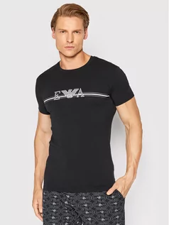 Koszulki męskie - Emporio Armani Underwear T-Shirt 111035 2R523 00020 Czarny Regular Fit - grafika 1