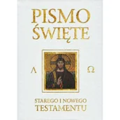 Religia i religioznawstwo - Pismo Święte Starego i Nowego Testamentu (białe ze złoceniem) - miniaturka - grafika 1