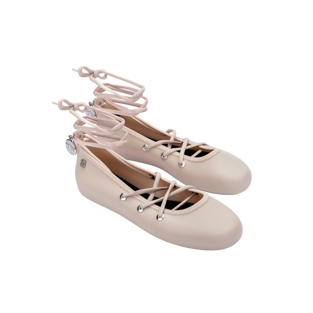 Melissa Beta AD Beige Baleriny Damskie Beżowe 39