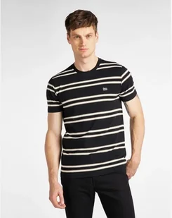 LEE BASIC STRIPE TEE MĘSKI T-SHIRT KOSZULKA W PASKI BLACK L61LEE01 112113931 - Lee - Koszulki męskie - miniaturka - grafika 1