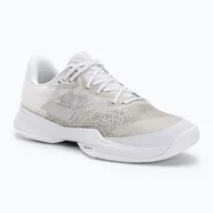 Buty sportowe męskie - Buty do tenisa męskie Babolat 21 Jet Mach 3 AC white/silver - miniaturka - grafika 1