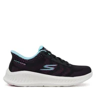 Sneakersy damskie - Sneakersy Skechers GO WALK Now - Khloe 125643/BKPR Czarny - miniaturka - grafika 1