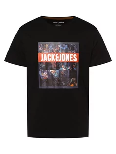 Koszulki męskie - Jack & Jones - T-shirt męski  JJClub, czarny - grafika 1