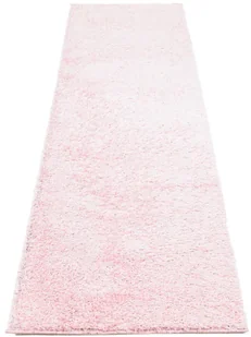 Jasnoróżowy chodnik dywanowy włochacz N6-C85 - Wycieraczki - miniaturka - grafika 1
