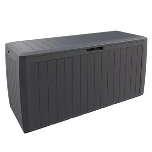 Skrzynia ogrodowa Board Plus Antracytowa 290L Na kółkach - Skrzynie ogrodowe - miniaturka - grafika 1