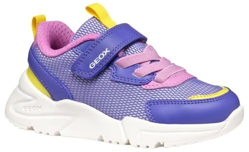 Geox J Loftus Girl A Sneakersy dziewczęce, Fioletowy, 25 EU