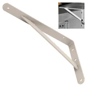 Inne mocowania - WSPORNIK PÓŁKI SZARY WZMOCNIONY 300x200x4,0 WSWP 300 - miniaturka - grafika 1