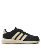Buty dla dziewczynek - adidas Sneakersy Run 60s J IE6440 Czarny - miniaturka - grafika 1