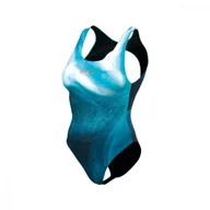 Stroje kąpielowe - ZEROD strój kąpielowy damski jednoczęściowy ONE PIECE SCULPT ocean - miniaturka - grafika 1