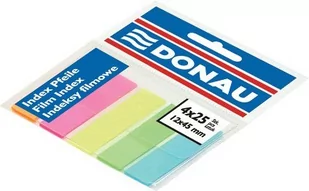 Donau Zakładki indeksujące 12x45mm 5 kolorów 7577001PL-99 - Zakładki indeksujące - miniaturka - grafika 4