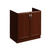 Szafki kuchenne - Szafka Dolna Stojąca Pod Zlewozmywak 2 Drzwi D80Z Sycylia Milano Gała Meble Orzech Milano - miniaturka - grafika 1