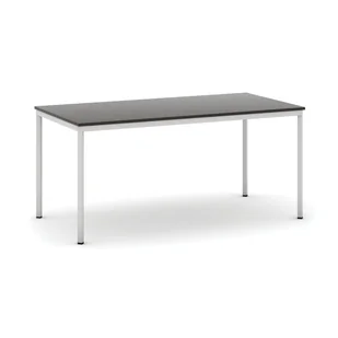 B2B Partner Stół do jadalni 1600 x 800 mm, blat wenge, nogi jasnoszare 555683 - Stoły - miniaturka - grafika 1