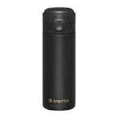 Kubki termiczne - Kubek termiczny z ustnikiem Alice Ambition czarny 350ml - miniaturka - grafika 1