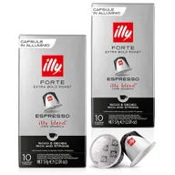 Kawa w kapsułkach i saszetkach - 2x KAPSUŁKI ILLY FORTE EXTRA BOLD ROAST DO NESPRESSO 100% ARABIKA 10 SZT. - miniaturka - grafika 1
