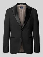 Garnitury - Marynarka na 2 guziki z kołnierzem z połami - miniaturka - grafika 1