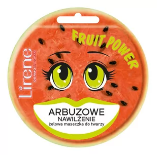 LIRENE Maska żelowa z arbuzem 10ml - Maseczki do twarzy - miniaturka - grafika 1