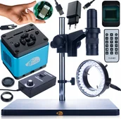 Mikroskopy i lupy - Mikroskop Rosfix MIKROSKOP CYFROWY 45X ZOOM KAMERA 8MP WYSOKA JAKOŚĆ REGULOWANY OŚWIETLACZ - miniaturka - grafika 1