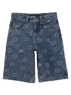 Spodenki damskie - molo Szorty dżinsowe w kolorze granatowym - miniaturka - grafika 1