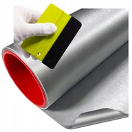 Akcesoria tuningowe - Folia Okleina Aluminium Szczotkowane Szara Silver Jasna Do Auta Zestaw - miniaturka - grafika 1