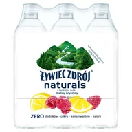 Woda - Żywiec Zdrój Naturals Napój niegazowany z delikatną nutą maliny i cytryny 6 x 500 ml - miniaturka - grafika 1