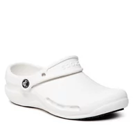 Klapki i japonki damskie - Crocs Klapki Bistro 10075 White - miniaturka - grafika 1