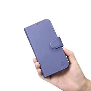 iCarer Wallet Case 2in1 etui iPhone 14 Pro Max skórzany pokrowiec z klapką Anti-RFID jasnofioletowy (WMI14220728-LP) - Etui i futerały do telefonów - miniaturka - grafika 13