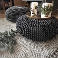 Pufy i podnóżki - Poducha, siedzisko , pufa Small Lotos - miniaturka - grafika 1